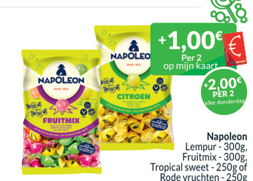 Aanbieding: Napoleon Lempur, Fruitmix, Tropical sweet of 