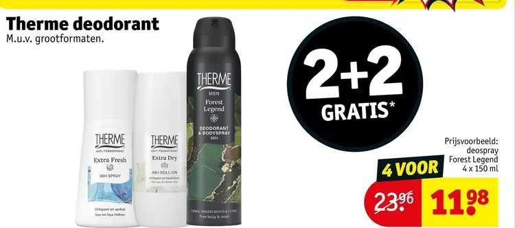 Aanbieding: deodorant