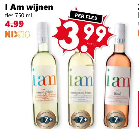 Aanbieding: I Am wijnen
