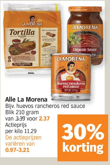 Promotie: Alle La Morena