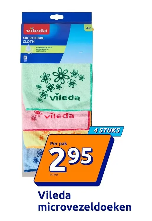 Promotie: Vileda microvezeldoeken