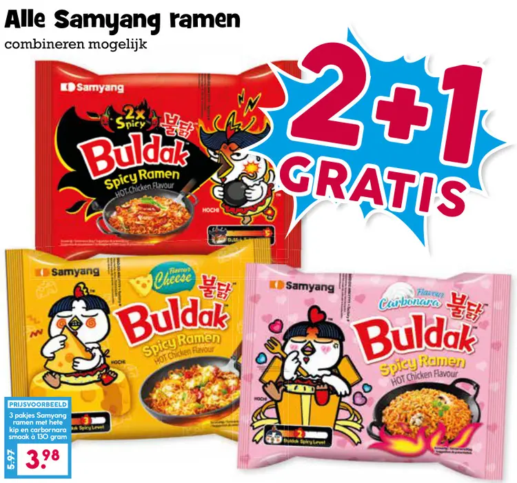 Aanbieding: Samyang ramen