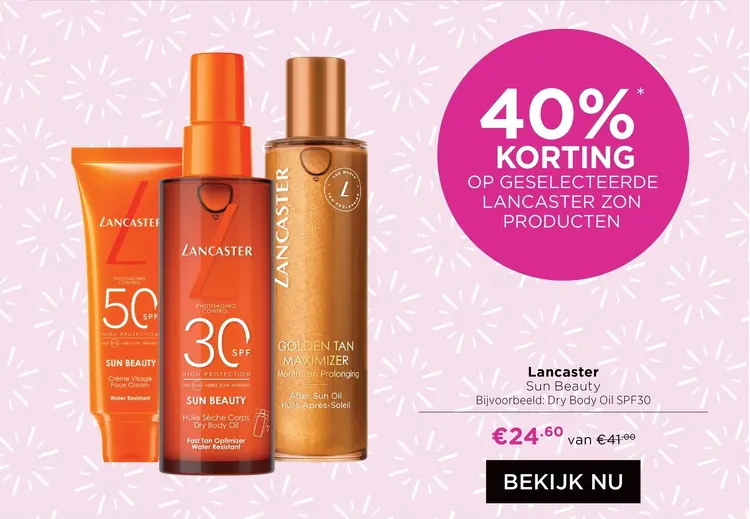 Aanbieding: Lancaster Sun Beauty Dry Body Oil SPF30
