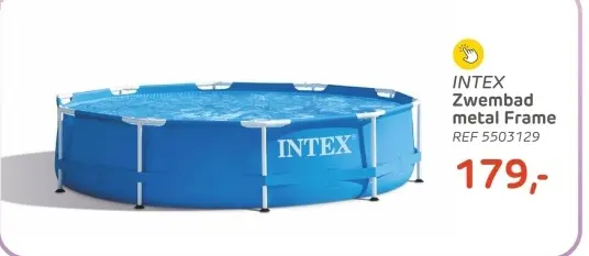 Aanbieding: Zwemband metal Frame