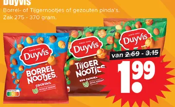 Aanbieding: Borrel- of Tijgernootjes