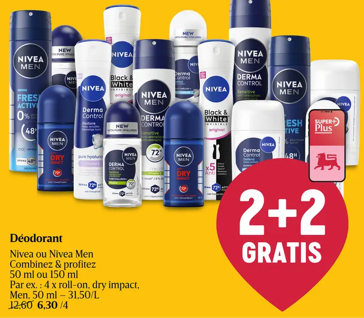 Offre: Déodorant