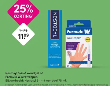 Aanbieding: Nestosyl 3-in-1 wondgel of Formule W wrattenp