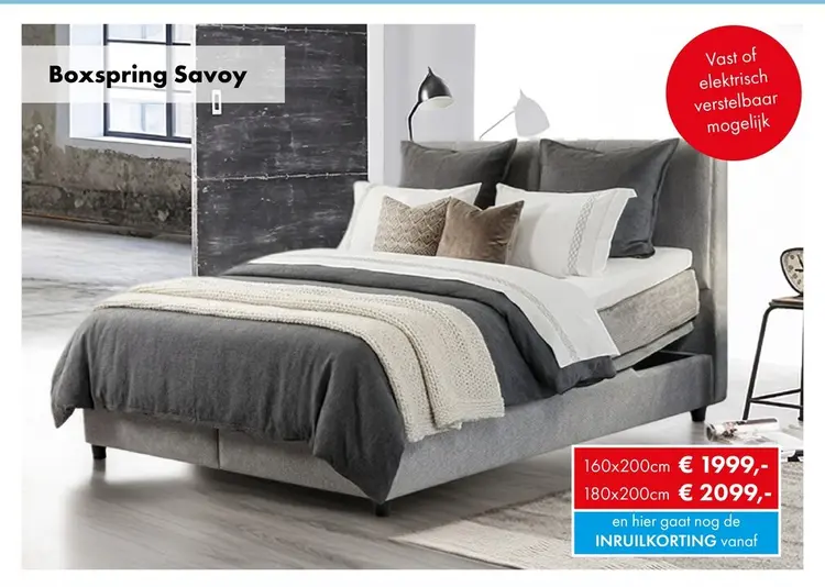 Aanbieding: Boxspring Savoy