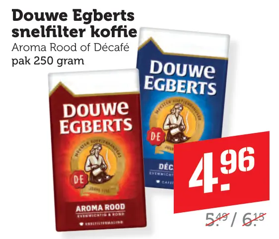 Aanbieding: Snelfilter koffie