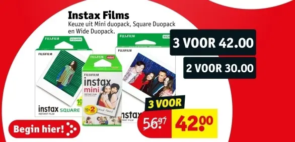 Aanbieding: Instax Films