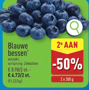 Promotie: Blauwe bessen