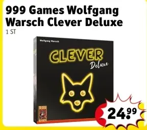Aanbieding: 999 Games Wolfgang Warsch Clever Deluxe