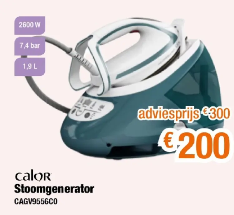 Promotie: Stoomgenerator