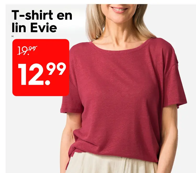 Offre: T-shirt en lin Evie