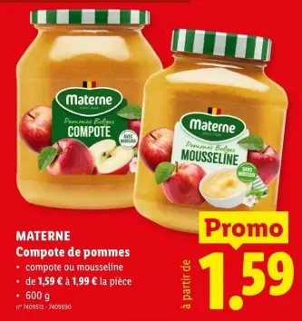 Offre: Compote de pommes