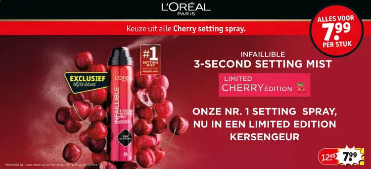 Aanbieding: 3-second setting mist