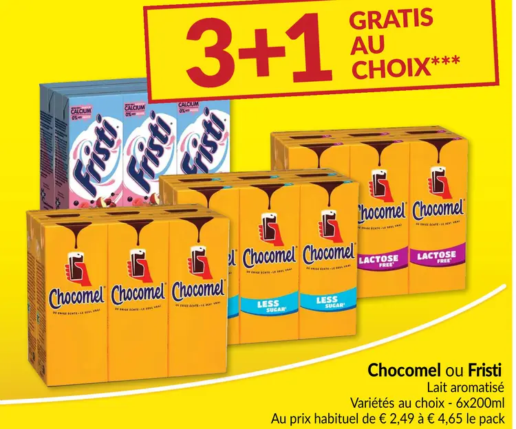 Offre: Chocomel ou Fristi