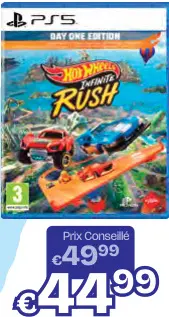 Offre: Hot Wheels Infinite Rush Day One Edition
