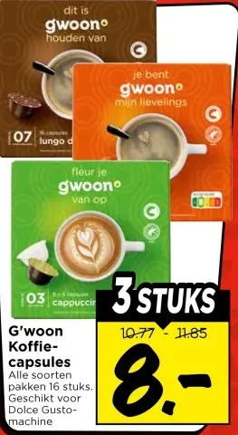 Aanbieding: G'woon Koffiecapsules