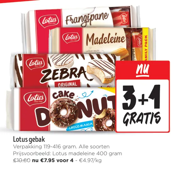 Aanbieding: Lotus gebak