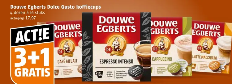 Aanbieding: Douwe Egberts Dolce Gusto Koffiecaps