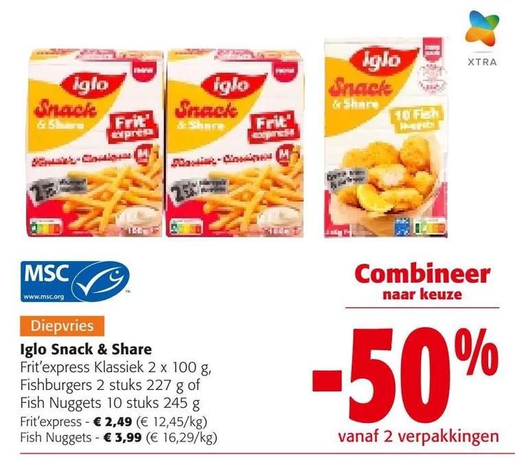 Aanbieding: Iglo Snack & Share