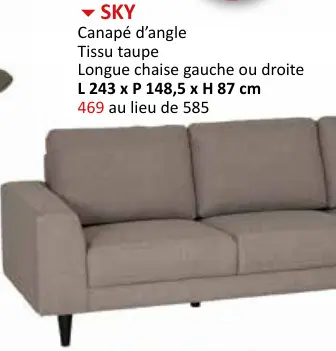 Offre: Canapé d'angle