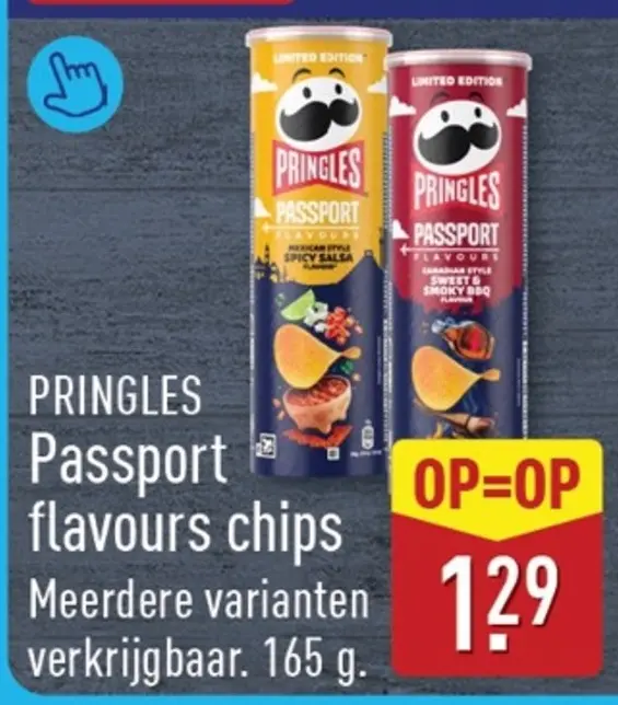 Aanbieding: Pringles Passport flavours chips