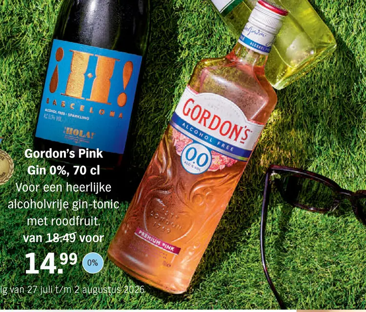 Aanbieding: Gordon's Premium Pink Alcohol Free