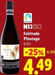 Aanbieding: Fairtrade Pinotage