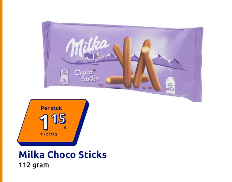 Aanbieding: Milka Choco Sticks