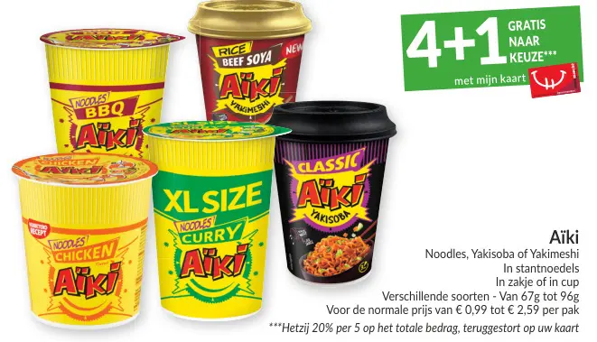 Promotie: Aïki Noodles, Yakisoba of Yakimeshi