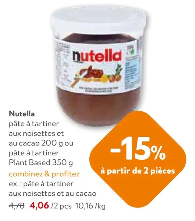Offre: Nutella