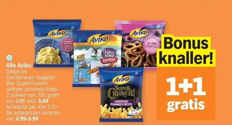 Promotie: Alle Aviko Diepvries