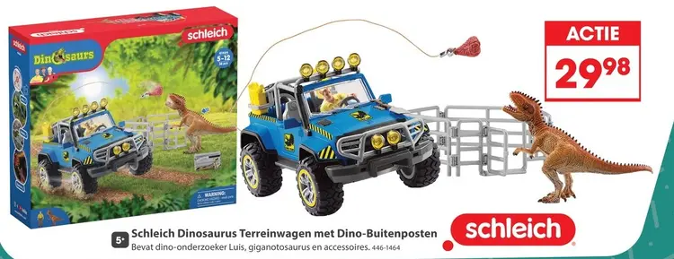 Aanbieding: Schleich 41464 Terreinwagen Met Dino-Buitenpost
