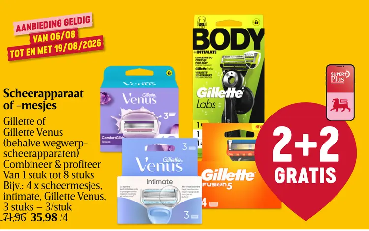 Promotie: Scheerapparaat of -mesjes
