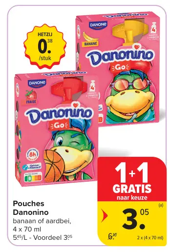 Promotie: Pouches Danonino