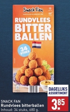 Aanbieding: Snack Fan Rundvlees bitterballen