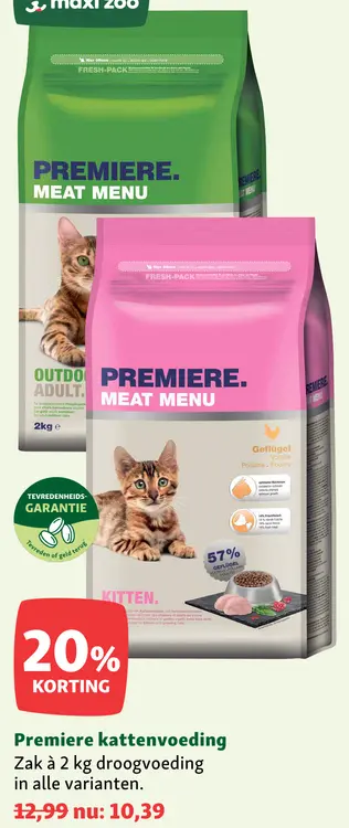 Aanbieding: Premiere kattenvoeding