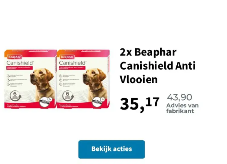 Promotie: Canishield Anti Vlooien