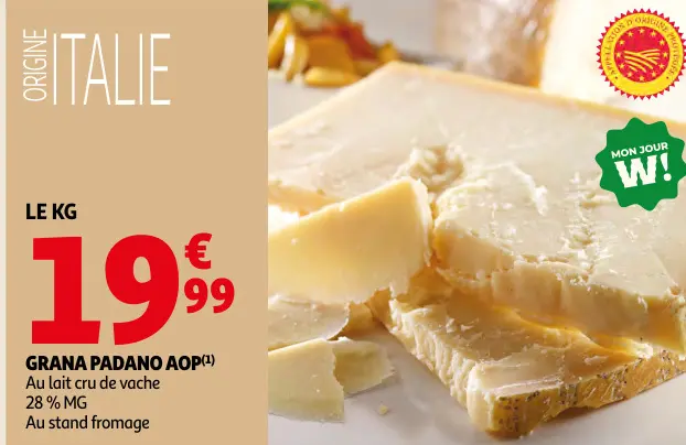 Promotie: Grana padano aop