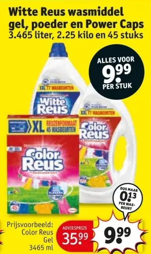 Aanbieding: Wasmiddel gel, poeder en Power Caps