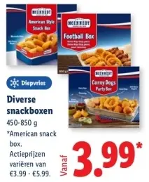 Aanbieding: Diverse snackboxen