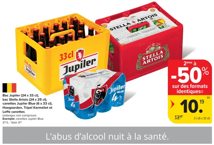 Offre: Casier ou canettes