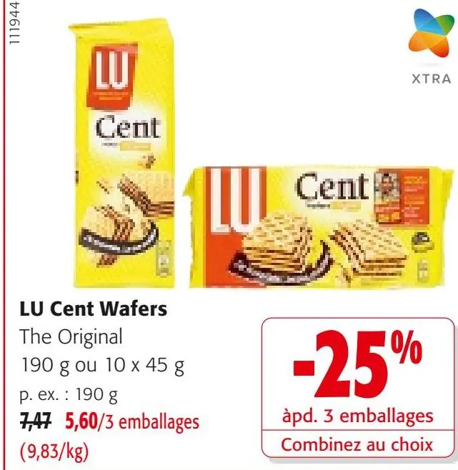 Offre: LU Cent Wafers