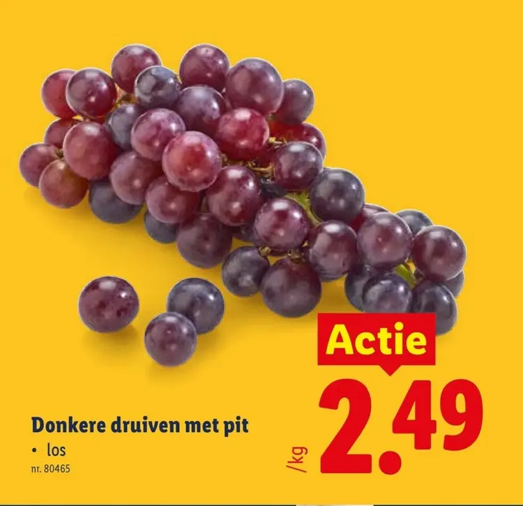 Promotie: Donkere druiven