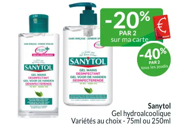 Offre: Gel hydroalcoolique