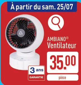 Offre: Ventilateur