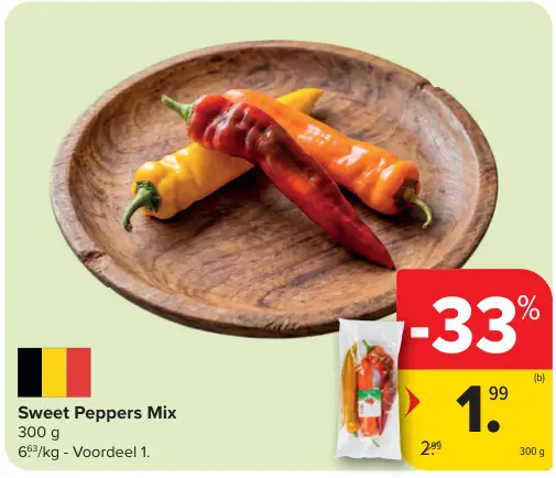 Promotie: Sweet Peppers Mix