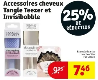 Offre: Accessoires cheveux Tangle Teezer et Invisibobble